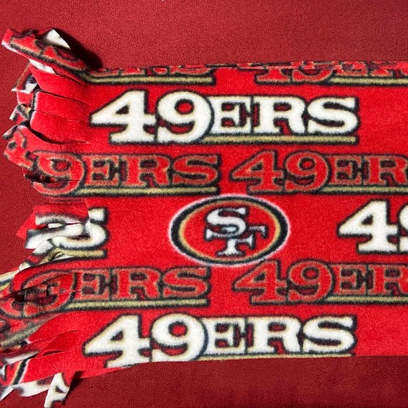 Other - San Francisco 49ers Neck Scarf w/ Fringe